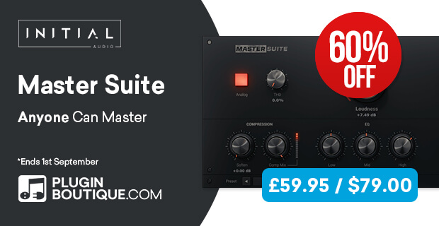 620x320 InitialAudio MasterSuite PluginBoutique - Initial Audio Master Suite Sale - 60% Off