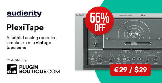 620x320 Audiority PlexiTape pluginBoutique 562x290 - Audiority PlexiTape Introductory Sale - 55% Off