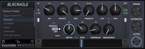 eventide 590x200 - Eventide Audio releases Blackhole Reverb, UltraTap Delay and MicroPitch for iPhone and iPad