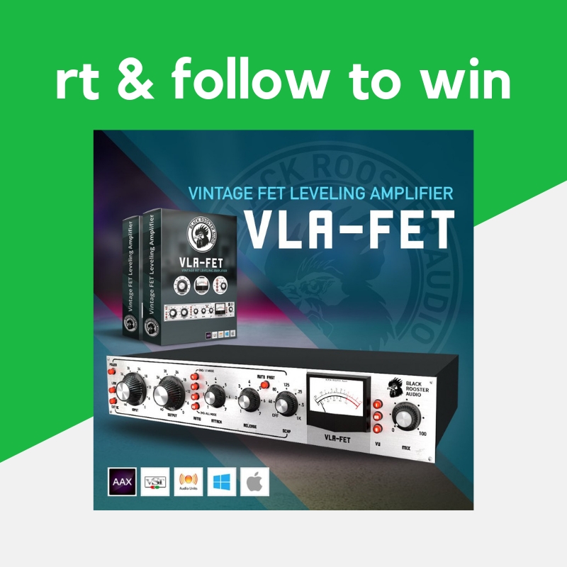 win - WIN the VLA-FET Vintage FET Leveling Amplifier $99 VALUE from Black Rooster Audio