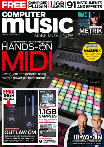 186859 - WIN the latest Computer Music Magazine (Issue 273 October 2019 Digital Delivery)