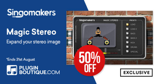 620x320 Singomakers MagicStereo PluginBoutique 562x290 - Singomakers Magic Stereo Sale (Exclusive) - 50% Off