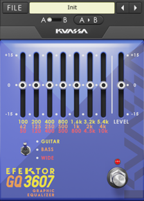 Efektor GQ3607 Graphic Equalizer Screenshot 208x290 - Kuassa Releases 7-band Graphic Equalizer Pedal Effect Plug-in