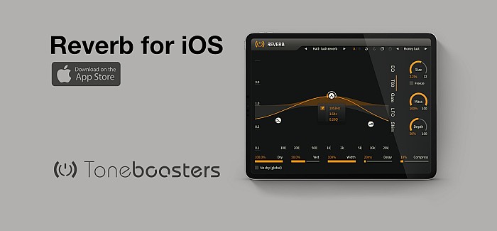 reverbios 1 - ToneBoosters releases Reverb for iOS
