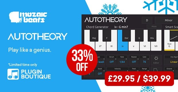 mozaic - 12 Days of Christmas Exclusive Sale - Mozaic Beats AutoTheory 5 - 33% Off