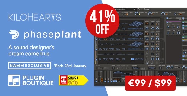 phaseplant - kiloHearts Phase Plant NAMM Sale (Exclusive) - 41% Off
