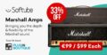 Softube Marshall Amps Introductory Sale – up to 33% Off