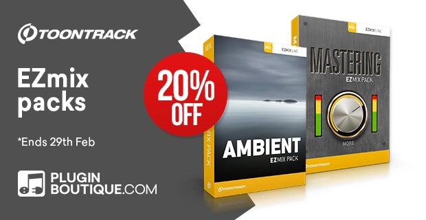 ezmixpacks - Toontrack EZmix 2 Preset Packs Sale - 20% Off