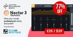 iZotope Nectar Elements Sale – 77% Off