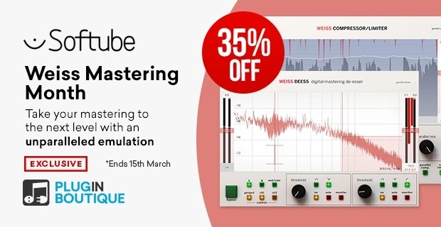 softube - Softube Weiss Mastering Month (Exclusive) - up to 36% Off