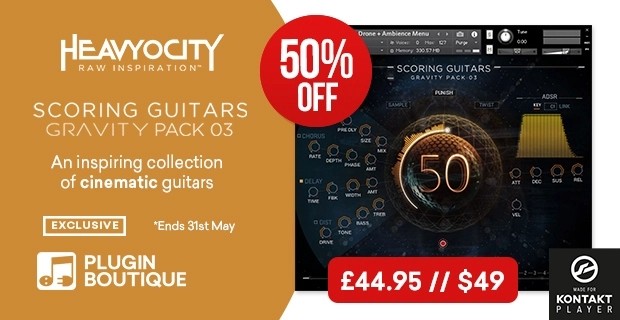 heavocity - Heavyocity Scoring Guitars Sale (Exclusive) - 50% Off