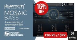 Heavyocity Mosaic Bass Introductory Sale – 17% Off