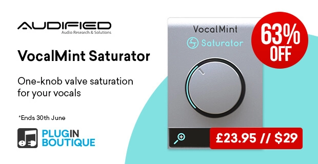 Audified VocalMint Saturator Introductory Sale