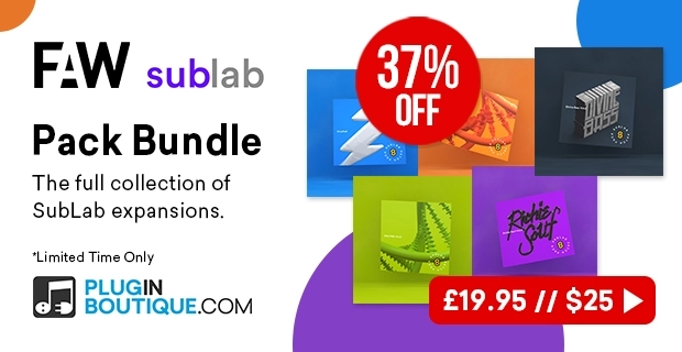 Future Audio Workshop SubLab Pack Bundle Sale
