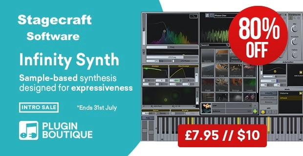 Stagecraft Infinity Synth Introductory Sale