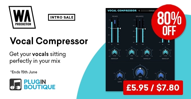W.A Production Vocal Compressor Introductory Sale