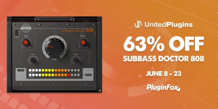 unitedplugins subbass doctor 808 - United Plugins SubBass Doctor 808 - 63% Off
