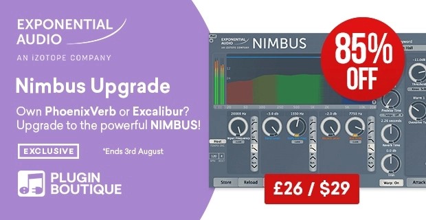 Nimbus - Exponential Audio Nimbus Upgrade Sale - 85% Off