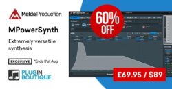 Melda Production MPowerSynth Sale (Exclusive) – 62% Off