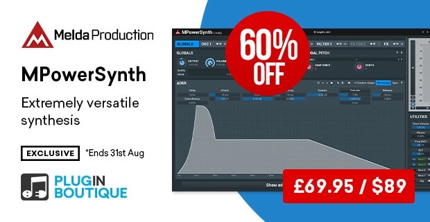 MPowerSynth - Melda Production MPowerSynth Sale (Exclusive) - 62% Off