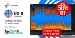 iZotope RX 8 Sale – Up To 50% off