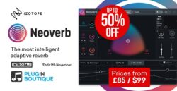 iZotope Neoverb Introductory Sale – Up To 50% off