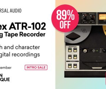 Universal Audio Ampex ATR-102 Intro Sale – 89% OFF