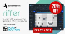 Audiomodern Riffer 3.0 Introductory Sale – 20% Off