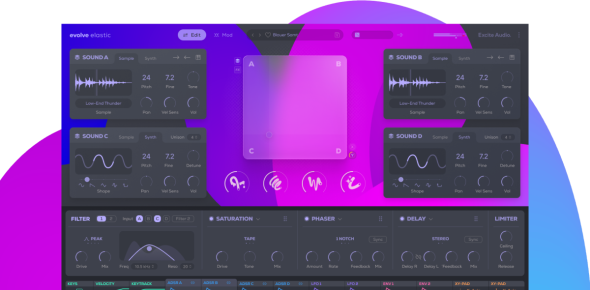 Excite Audio Announces Evolve Elastic Evolve Elastic by Excite Audio 590x290 - Excite Audio Announces Evolve Elastic