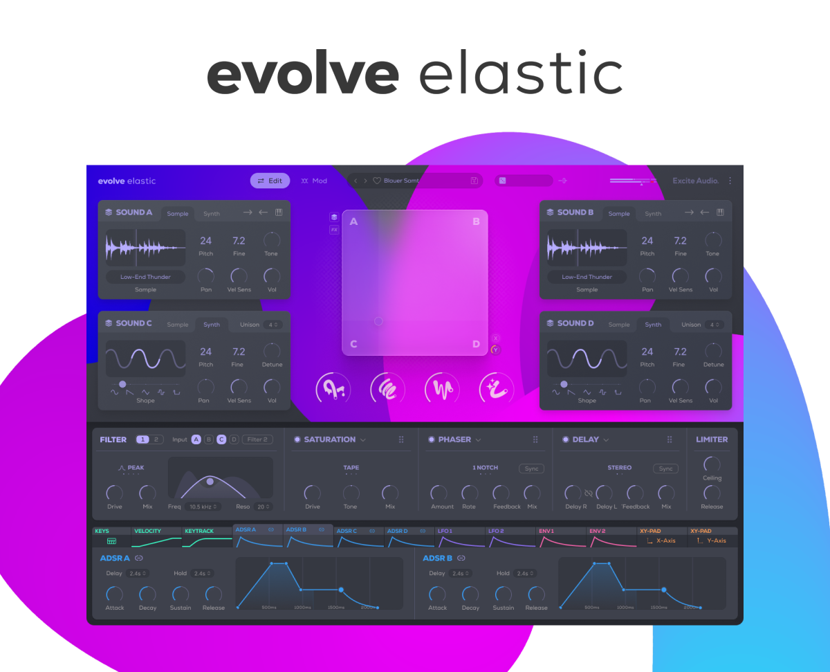 Excite Audio Announces Evolve Elastic Evolve Elastic by Excite Audio - Excite Audio Announces Evolve Elastic