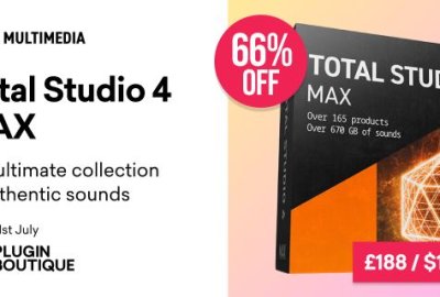 IK Multimedia Total Studio 4 MAX Sale – 66% off