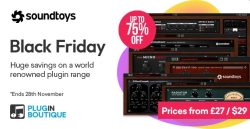 Soundtoys Black Friday Sale – Up To 77% off