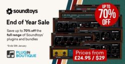 Soundtoys Holiday Sale – Up to 70% Off