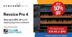 Synchro Arts Revoice Pro & Upgrades Sale – up to 50% Off