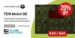 Tokyo Dawn Labs TDR Molot GE Introductory Sale – 20% off