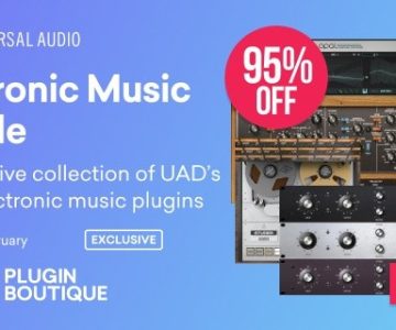 UAD Universal Audio x Plugin Boutique Electronic Music Bundle Plugin Boutique 12th Anniversary Sale (Exclusive) – 95% off
