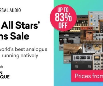 Universal Audio ‘UAD All Stars’ Plugins Sale – Up To 83% off