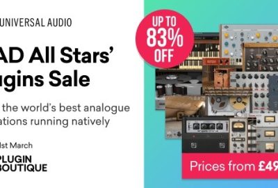 Universal Audio ‘UAD All Stars’ Plugins Sale – Up To 83% off