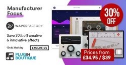 Manufacturer Focus: Wavesfactory Plugins Sale (Exclusive) – up to 33% Off