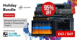 iZotope Holiday Bundle Sale – 95% Off