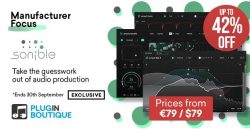 sonible Manufacturer Focus Sale (Exclusive) – Up to 43% off